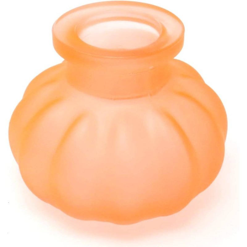 11 Premium 1 Hose Complete Set - Pumpkin Glass Vase Bright Orange, Smoking Accessories, Lounge Essentials, Stylish Vase, Elegant Design, Durable Construction, Highquality Materials, Water Pipe Accessory