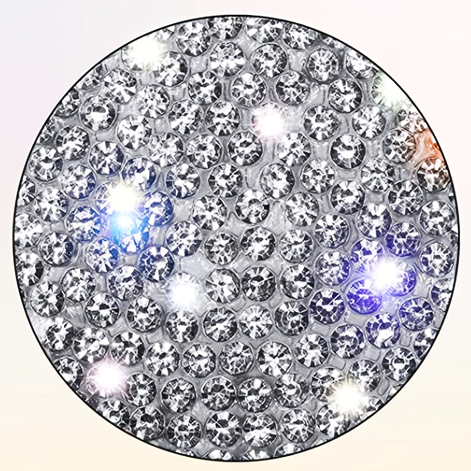 Dog Paw Print Rhinestone Sticker