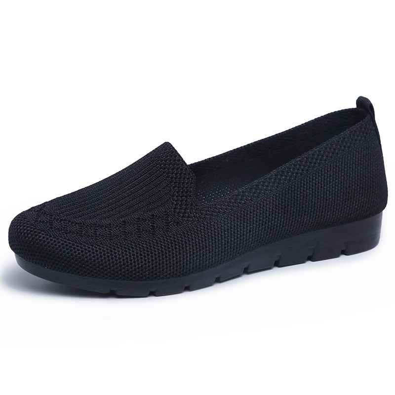 Casual Women'S Summer Mesh Breathable Flat Shoes | Comfortable Lightweight Slip-on Loafers with Fabric Upper and Rubber Sole, Women Shoes