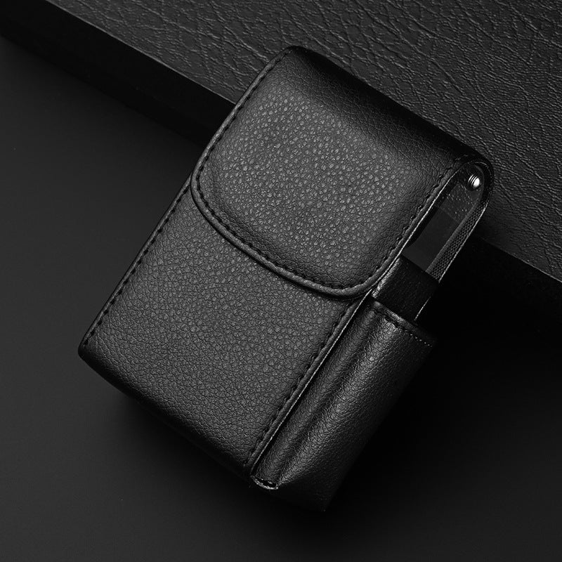 Creative Fashion Smoking Accessories Faux Leather Cigarette Case Boxed Cigarette Case