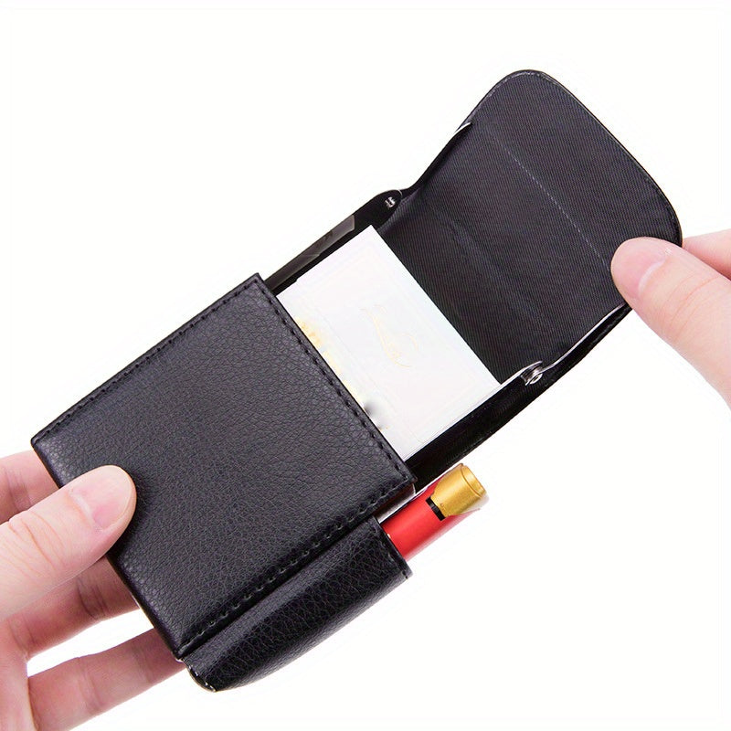 Creative Fashion Smoking Accessories Faux Leather Cigarette Case Boxed Cigarette Case