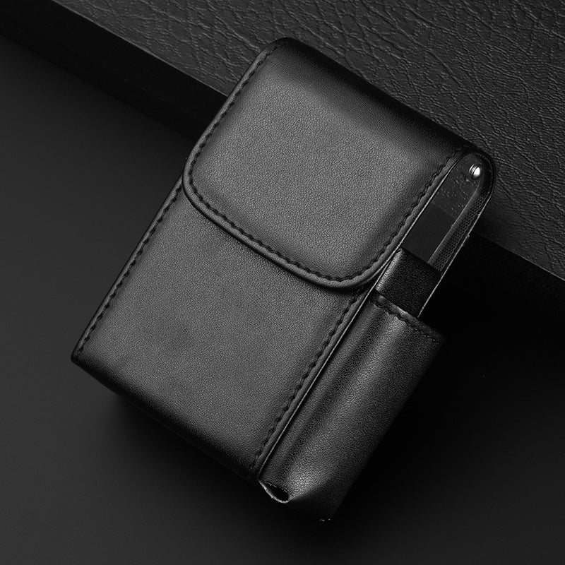 Creative Fashion Smoking Accessories Faux Leather Cigarette Case Boxed Cigarette Case