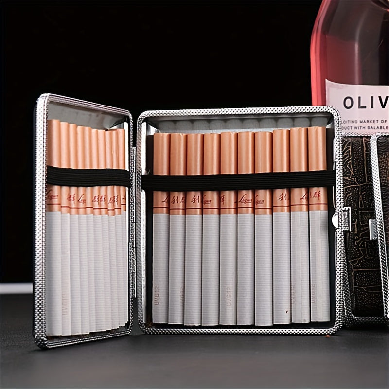 1pc, Cigarette Box Container Holder, Cigarette Box Cigarette Holder, Cigars Container 20pcs for Smoking, Smoking Accessories