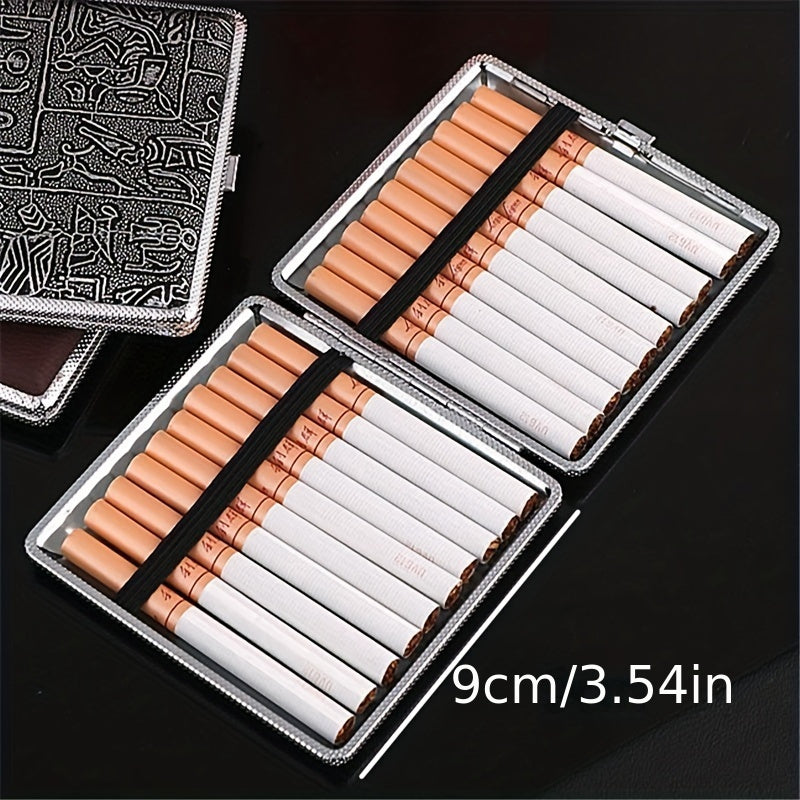 1pc, Cigarette Box Container Holder, Cigarette Box Cigarette Holder, Cigars Container 20pcs for Smoking, Smoking Accessories
