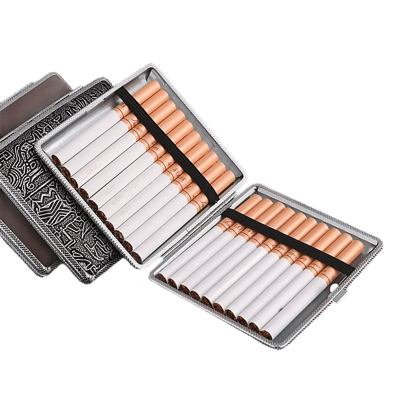 1pc, Cigarette Box Container Holder, Cigarette Box Cigarette Holder, Cigars Container 20pcs for Smoking, Smoking Accessories