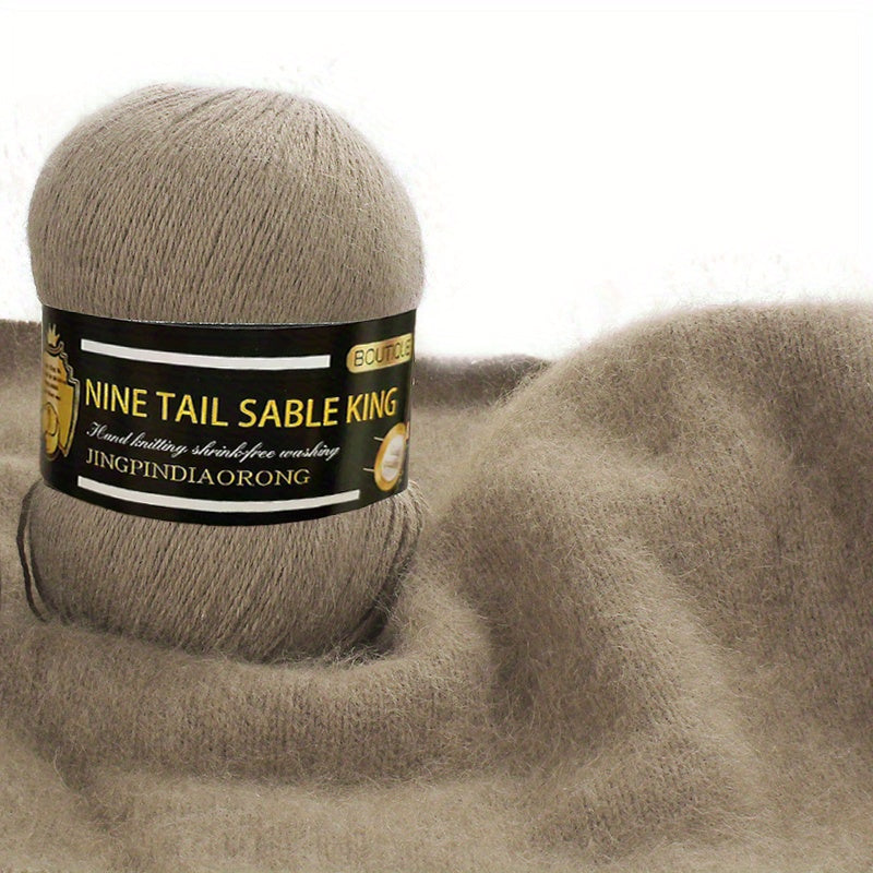 8rolls/pack Wool 10.00%, Cashmere 90.00% Yarn, Soft Comfortable Yarn For Knitting Crocheting High-quality Sweater And Scarf