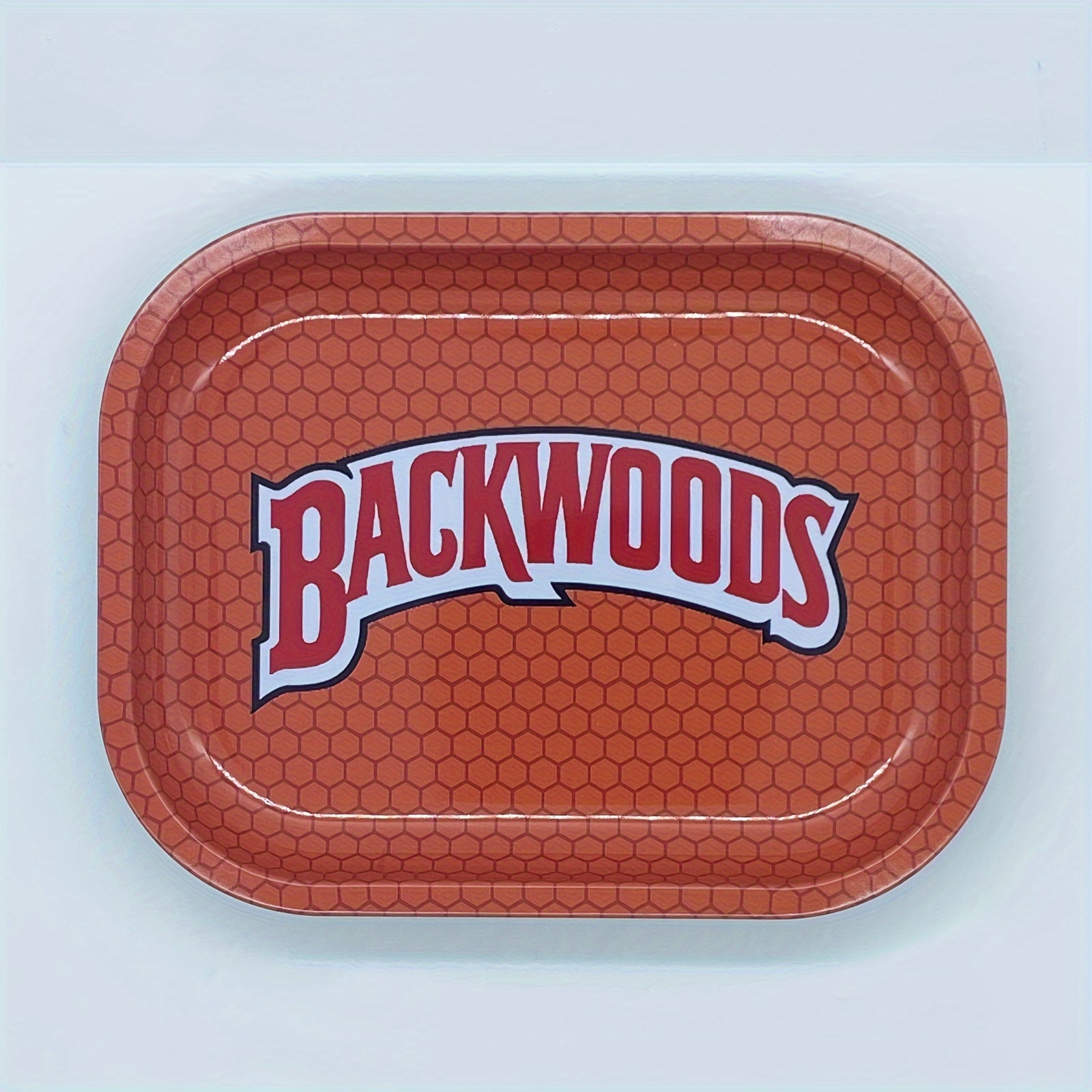 Backwoods Mini Rolling Tray - 7X5.5 Inch Metal Cigarette Tray with Alien Design, Washable, Fruit Dessert Plate, Smoking Accessories Tray - 1pc