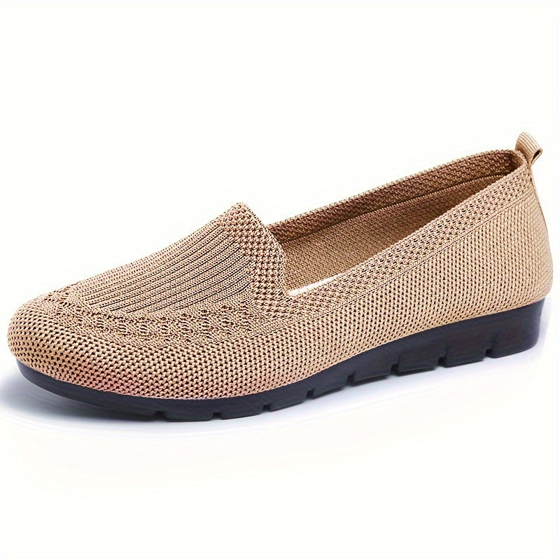 Casual Women'S Summer Mesh Breathable Flat Shoes | Comfortable Lightweight Slip-on Loafers with Fabric Upper and Rubber Sole, Women Shoes