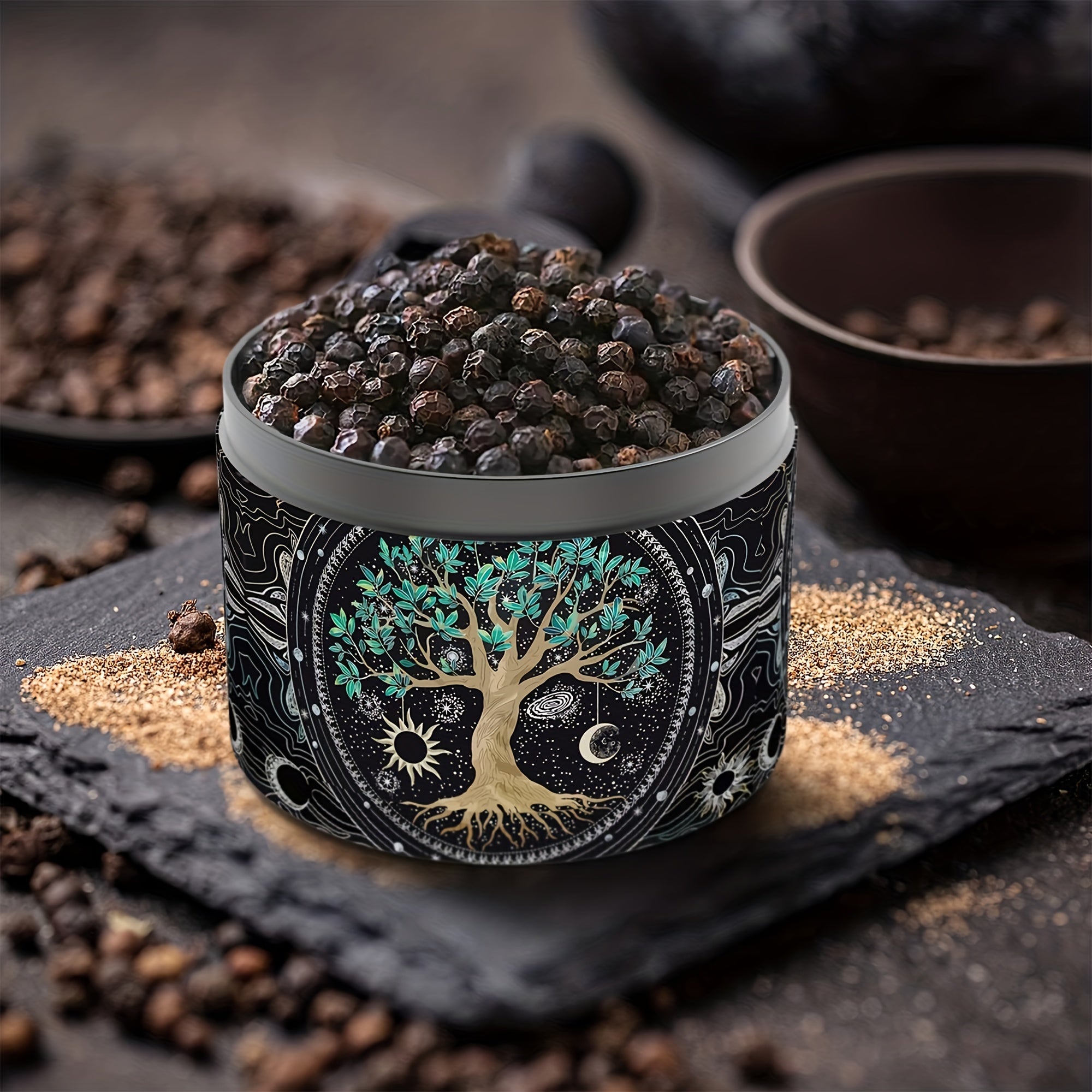1pc, Premium Metal Spice Grinder - Multifunctional Crusher with Creative Design for Efficient Grinding - Ideal Kitchen Gadget for Christmas, Easter, Halloween, Hanukkah, and Thanksgiving Celebrations