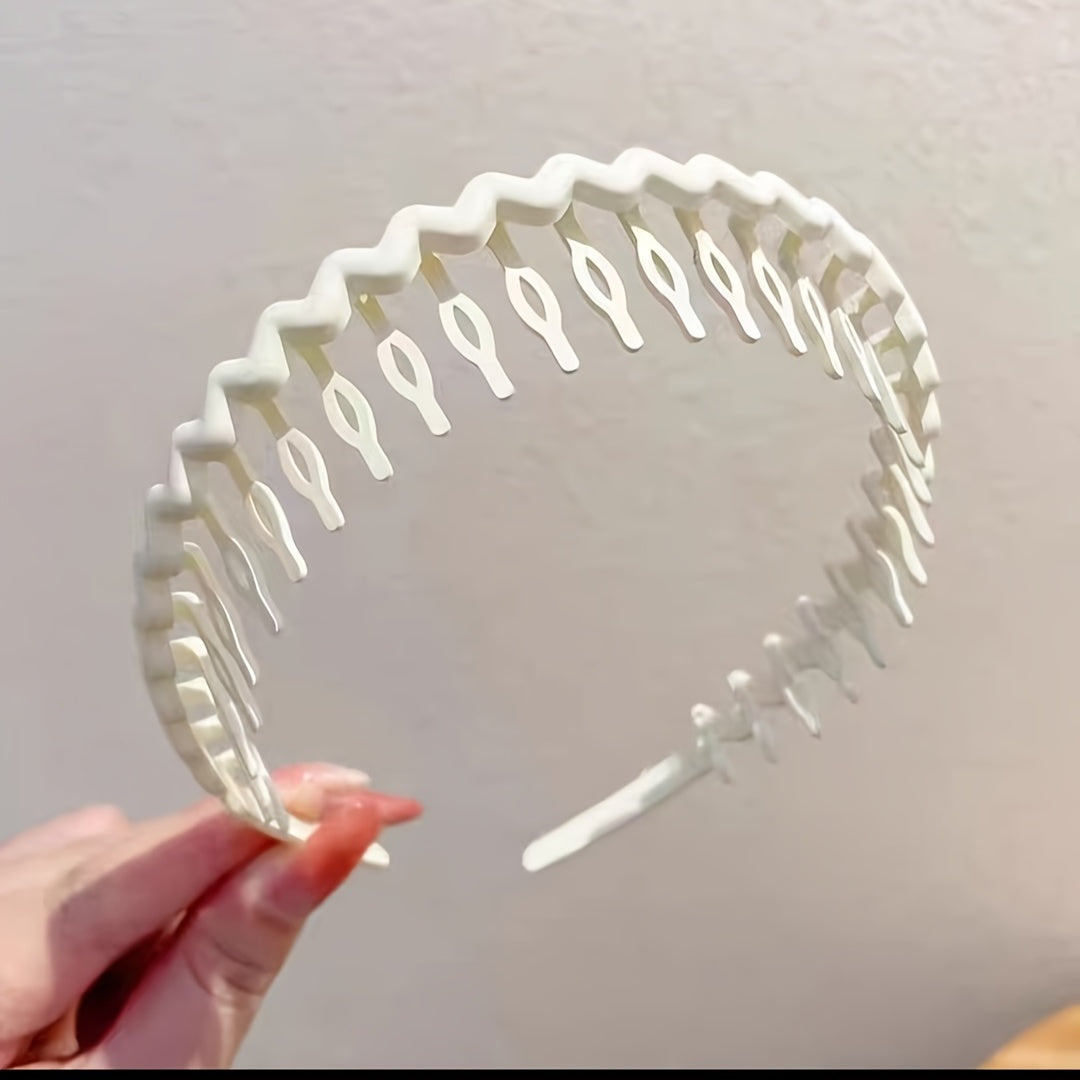 Colorful Matte Hairbands for Women with Anti-Slip Teeth, Easy And Versatile, Perfect for Holding Hair Back While Washing Your Face