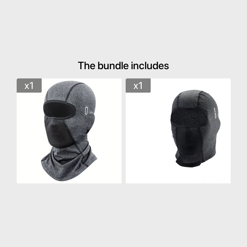 Breathable & Warm Motorcycle Riding Neck Gaiter - Adjustable Ear Loops, Full Face Coverage for Winter, Skiing, And Street Bikes, Skiing Accessory, Sleek Design, Flexible Fit