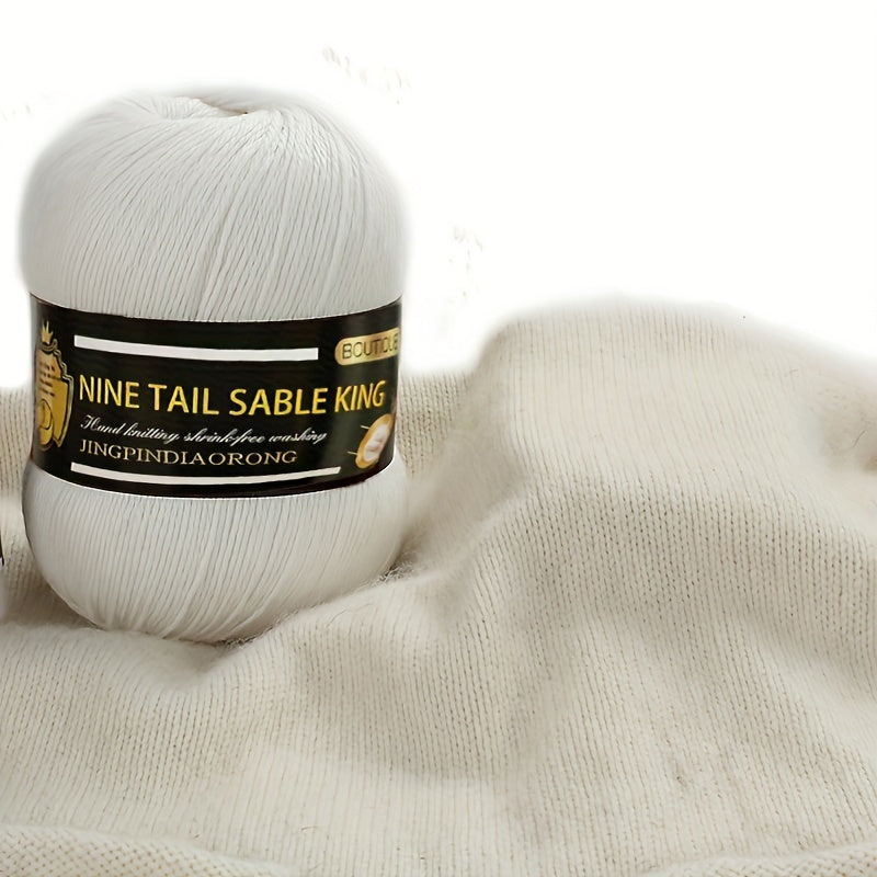 8rolls/pack Wool 10.00%, Cashmere 90.00% Yarn, Soft Comfortable Yarn For Knitting Crocheting High-quality Sweater And Scarf