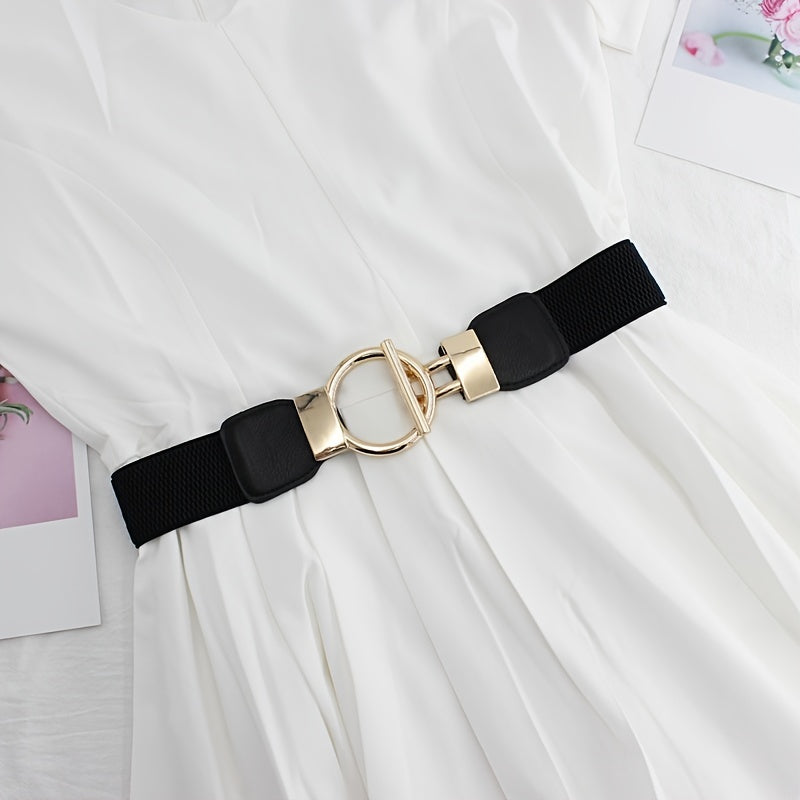 Elastic Waistband Slim Waist Cincher Skirt Waistband Elastic Belt Skirt Accessory