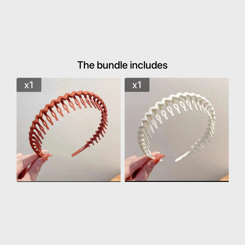 Colorful Matte Hairbands for Women with Anti-Slip Teeth, Easy And Versatile, Perfect for Holding Hair Back While Washing Your Face
