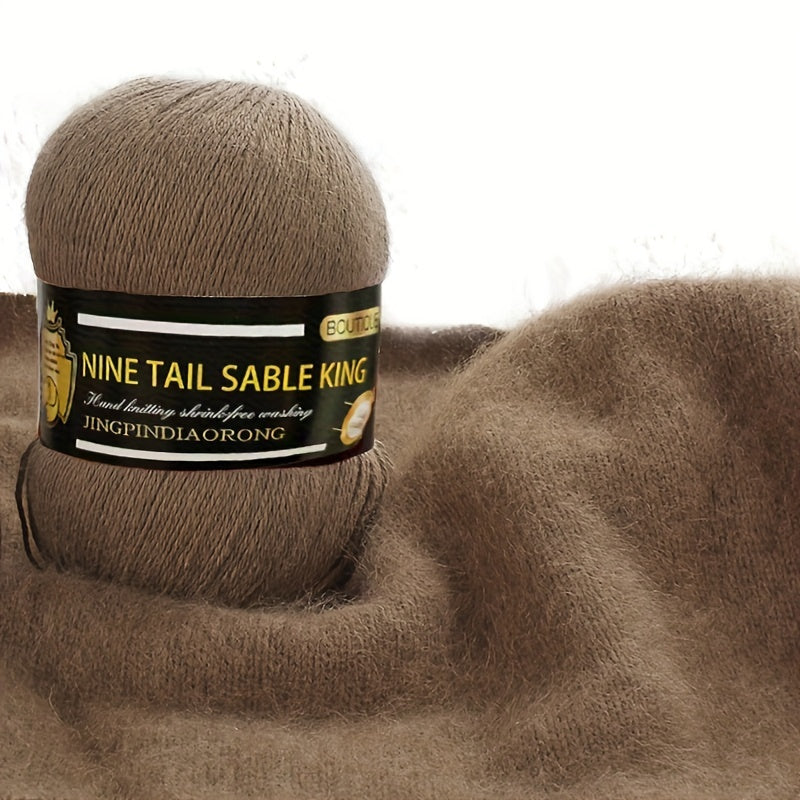 8rolls/pack Wool 10.00%, Cashmere 90.00% Yarn, Soft Comfortable Yarn For Knitting Crocheting High-quality Sweater And Scarf