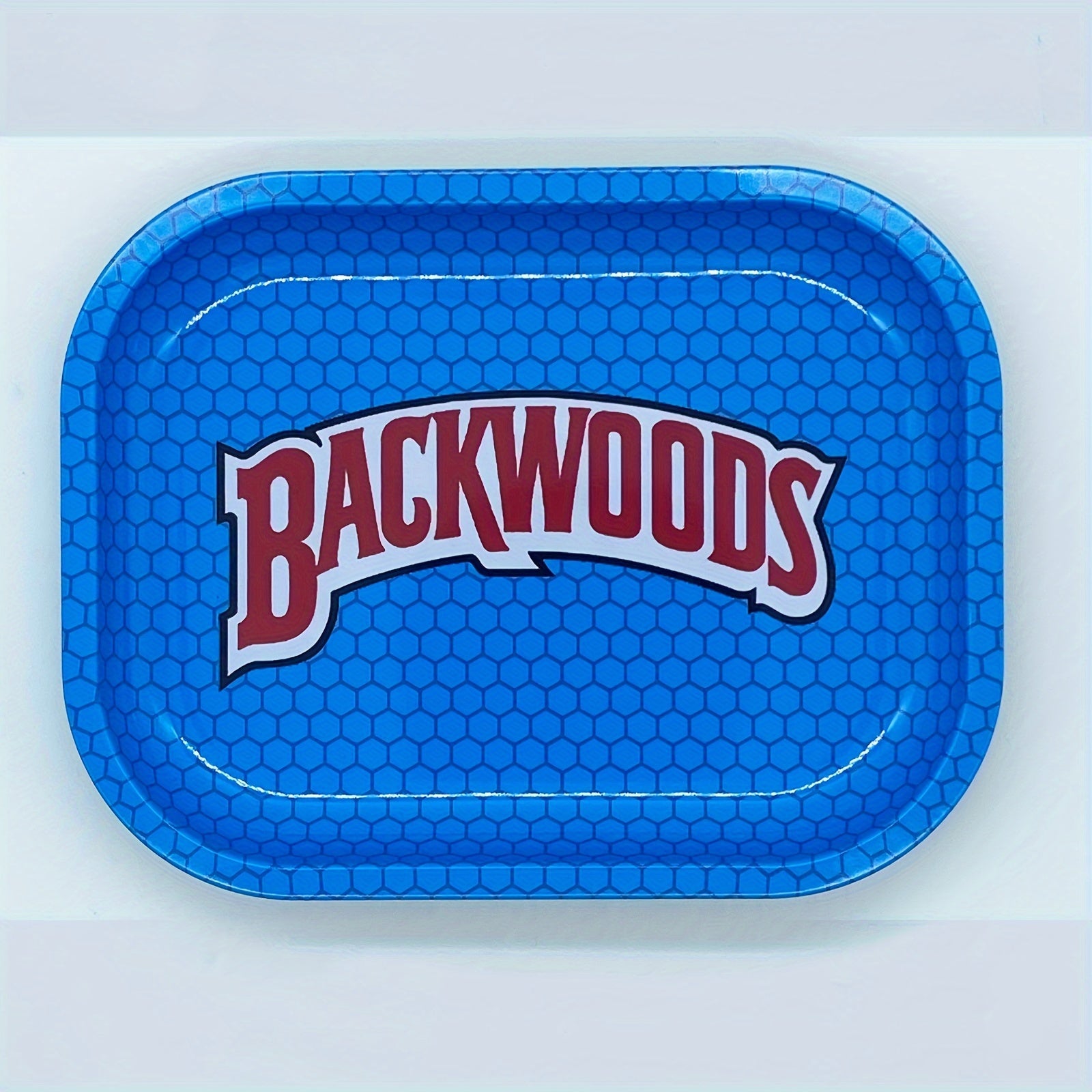 Backwoods Mini Rolling Tray - 7X5.5 Inch Metal Cigarette Tray with Alien Design, Washable, Fruit Dessert Plate, Smoking Accessories Tray - 1pc