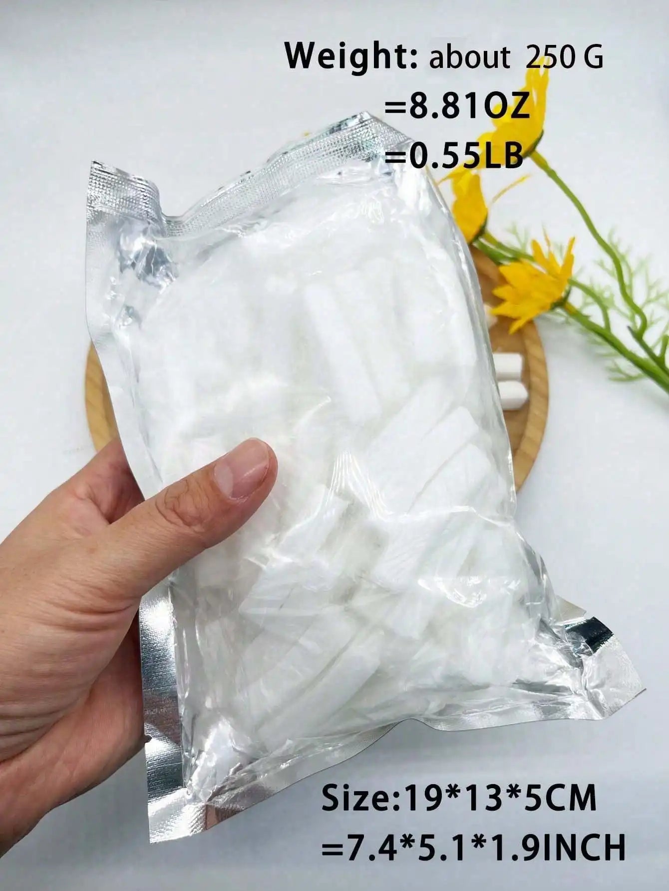 250G Transparent Soap Base Handmade Soap Making Supplies Easy Melt & Mold, Unscented for All Skin Types Bath Foaming Butter