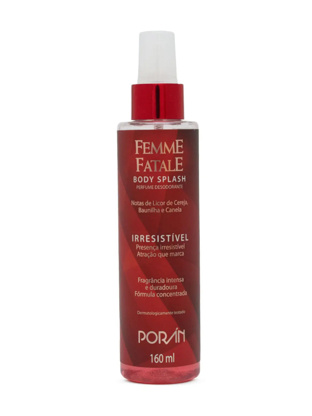 Body Splash Femme Hatale Irresistible 160ml-Porán-Fragrance Cherry Vanilla Cinnamon