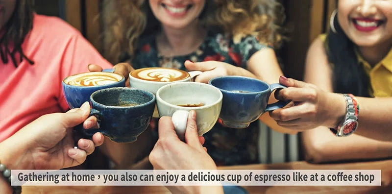 Espresso Machine Semi-Automatic 15 Bar Professional Coffee Maker with Milk Frother Steam Wand - for Latte Cappuccino Making - Co
