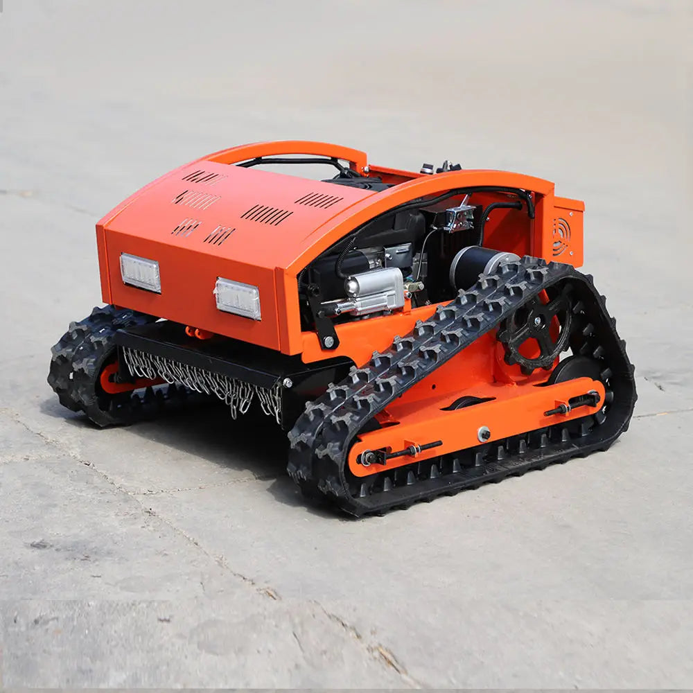 Excellent Mini Remote-Controlled Robot Lawn Mower with Slope Mowing Capability Core Components Engine Gear for Grassland Mowing