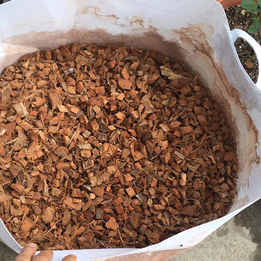 500g Green Natural Plant Coconut Shell Brick Universal Organic Nutrient Soil Coarse Grain Coconut Brick For Garden Vegetable
