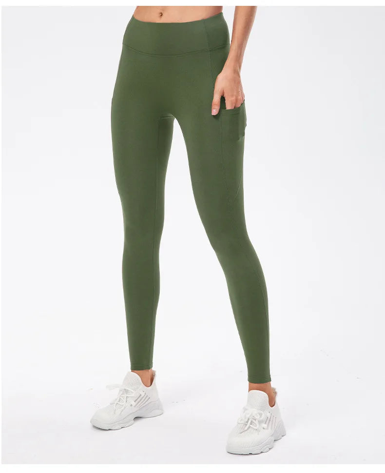 Autumn And Winter Women's Warm Clothing Yoga Self-Cultivation Two-Piece Suit Plus Velvet Sportswear Sports Fitness Sportswear