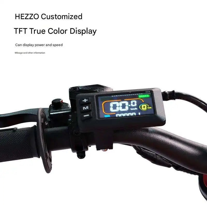 Carbon Steel Frame 3500w Motor Power Mountain Bike High Speed 14''/12'' Fat Tyre 60v E Dirt Bicycle