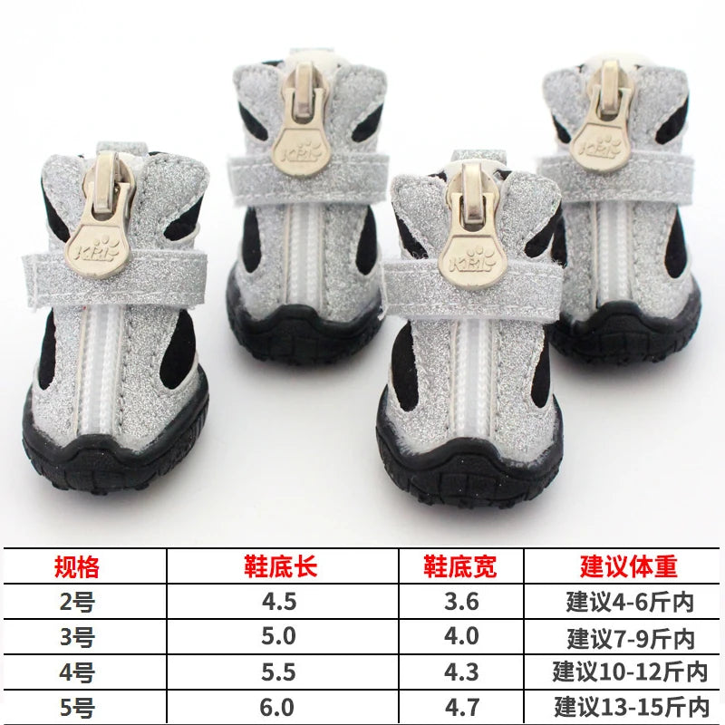 Anti slip Dog Shoes Sports Outdoor Pet Foot Clean Autumn Winter Chihuahua Boots Accessories For Puppies Animal XS XL Shih Tzu