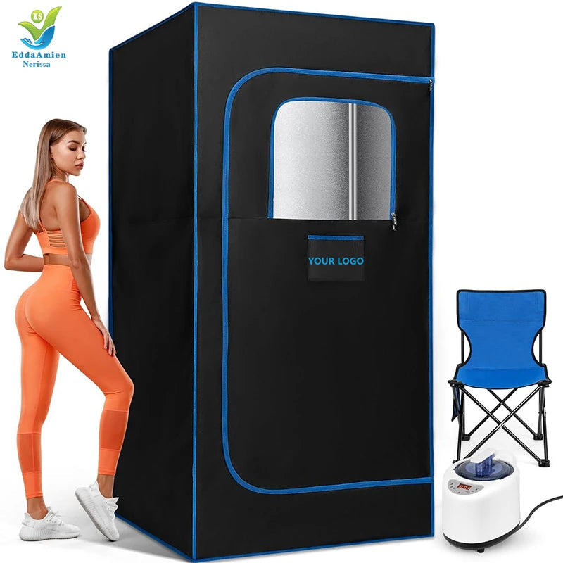 2025 Portable Full Body Home Relaxation Steam Wet Sauna Box Foldable Sauna Tent Indoor Spa Tubs Sauna Rooms