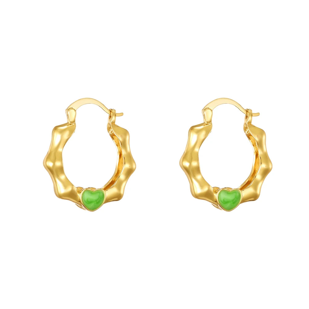 Ethlyn Vintage Style Africa Earrings for Women Gold Color Clip Earrings Girl,Ethiopian Jewelry Arab Middle East Gift E73