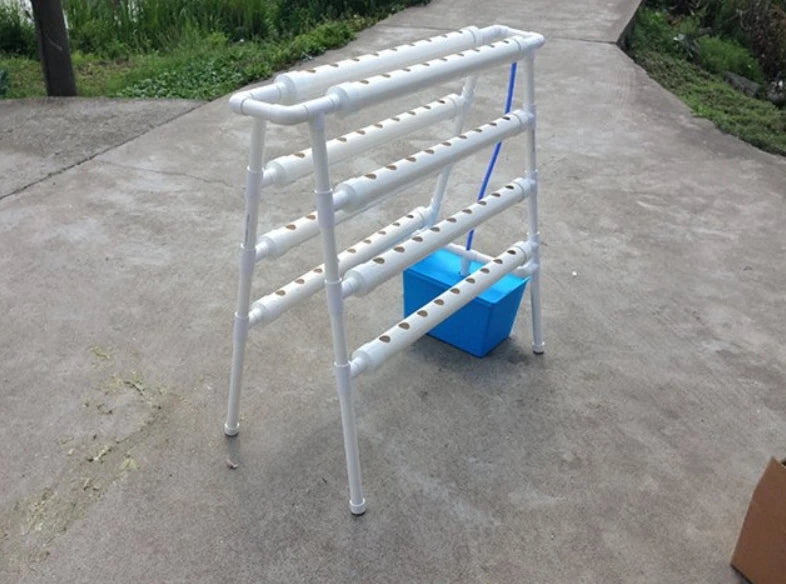 72-Hole Three-Dimensional Flower Stand Double-Sided Pipe Soilless Balcony Hydroponic Vegetable Irrigation Hydroponics