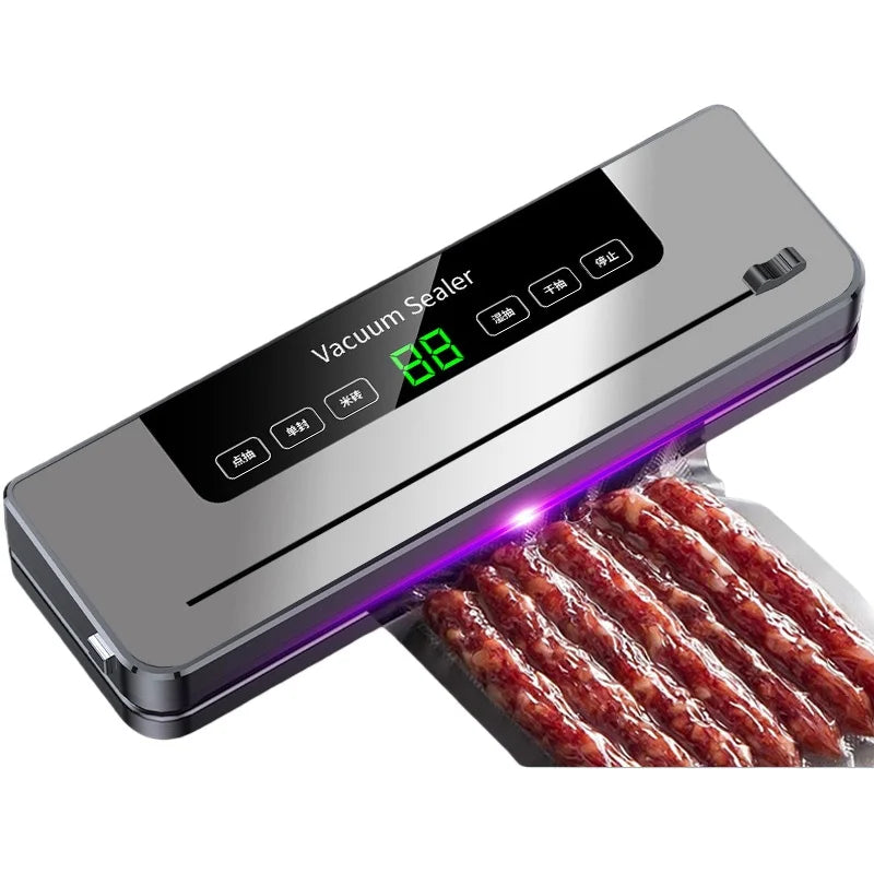 Commercial Food Sealing Machine External Suction Fast-pumping One-click-lock for Plastic Package Vacuum Packing Bulk Supply Use