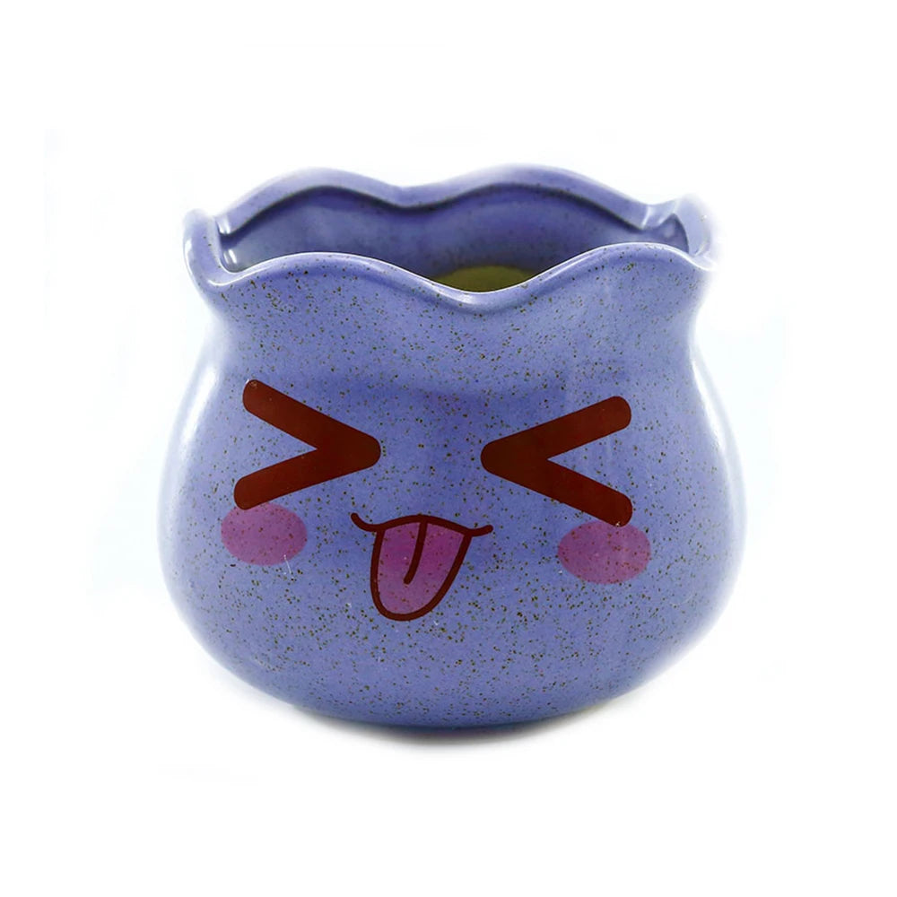 Ceramic Cute Ceramic Flower Pot Ins Succulent Flowerpot Rectangular Plant Potted Desk Decorate Ornament Gardening Decoration