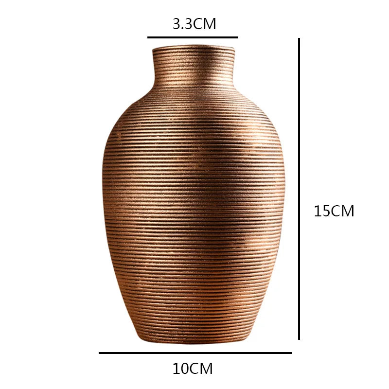 Ceramic Vase For Home Decor Nordic Flower Pot Home Living Room Decoration  Flower Vase Cachepot For Flowers Modern for interior