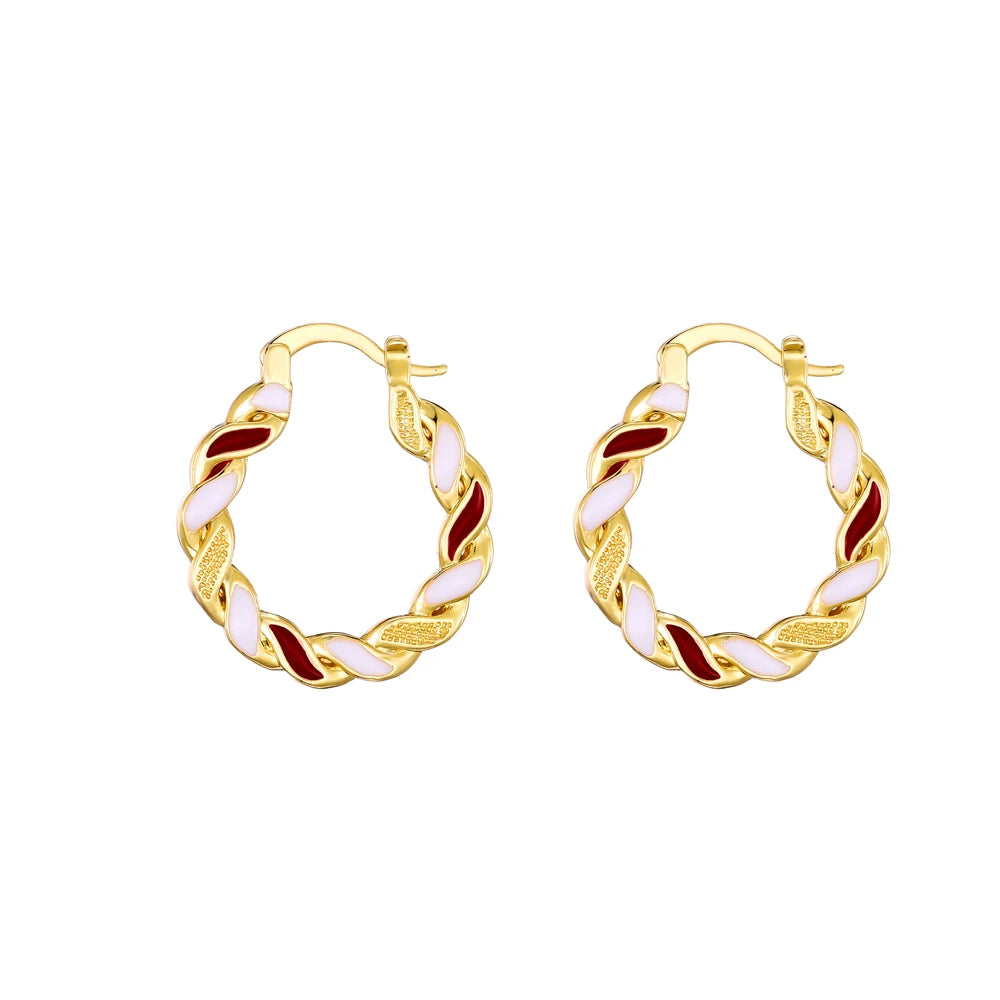 Ethlyn Vintage Style Africa Earrings for Women Gold Color Clip Earrings Girl,Ethiopian Jewelry Arab Middle East Gift E73