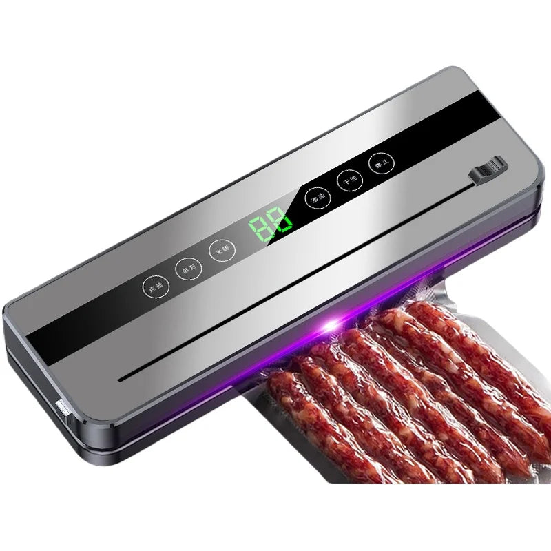 Commercial Food Sealing Machine External Suction Fast-pumping One-click-lock for Plastic Package Vacuum Packing Bulk Supply Use