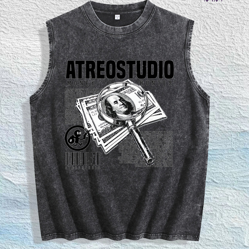 Antihero Atreostudio Money Hunter Tank Top 100% Cotton US Warehouse 7 Colors