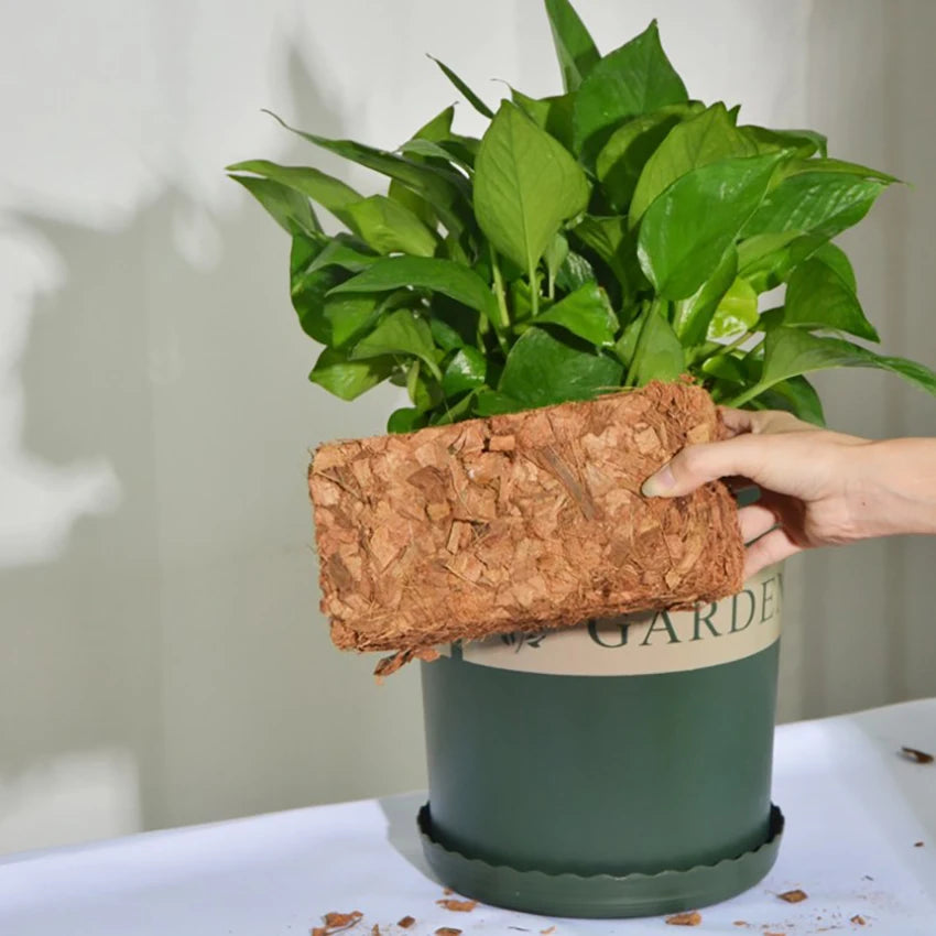 500g Green Natural Plant Coconut Shell Brick Universal Organic Nutrient Soil Coarse Grain Coconut Brick For Garden Vegetable