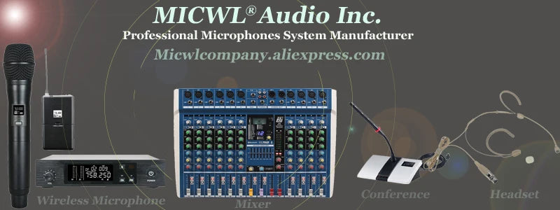Audio-Mixer MiCWL 6 Channel Bluetooth Music USB High Bass Mixing Console MP3 Karaoke Amplifier DJ Equipment