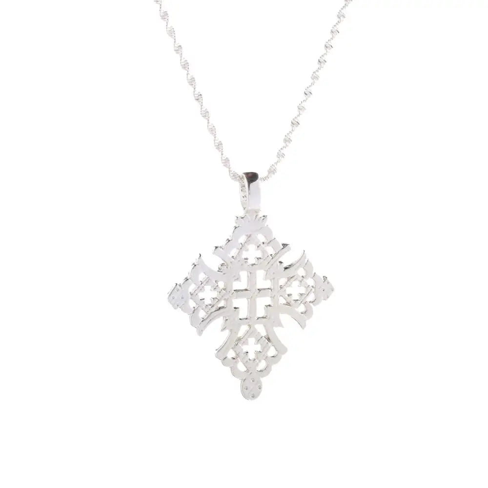 Ethiopian Coptic Cross Pendant African Abyssinian Ethiopia Cross Orthodox Christian Pendant Jewelry