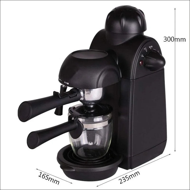 Espresso Machine Semi-Automatic 15 Bar Professional Coffee Maker with Milk Frother Steam Wand - for Latte Cappuccino Making - Co