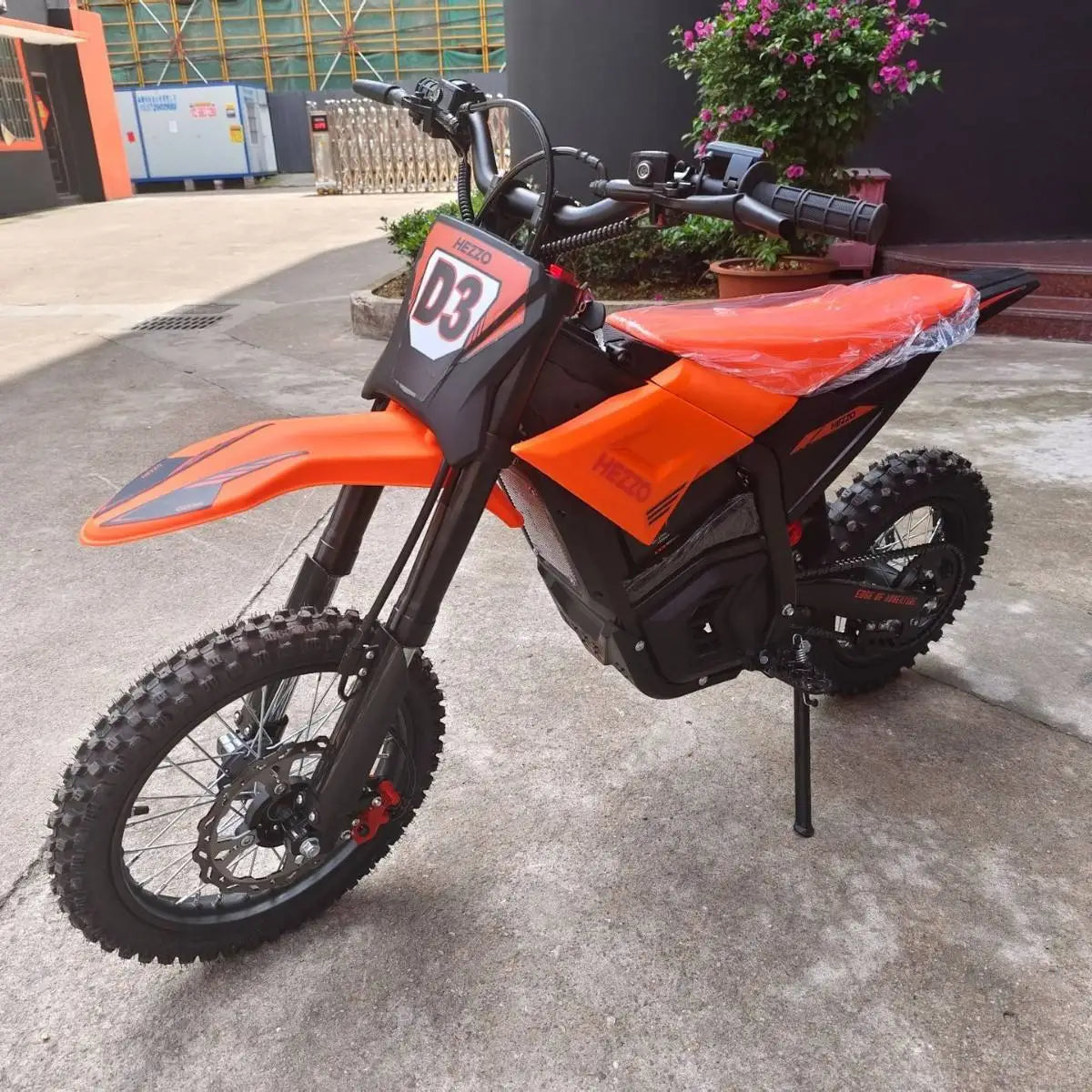 Carbon Steel Frame 3500w Motor Power Mountain Bike High Speed 14''/12'' Fat Tyre 60v E Dirt Bicycle