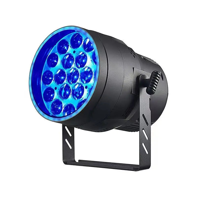 19pcs 15W Focusable Color Changing CTO Effect Aperture High Power IP65 Par Light Performance Stage Spot Lighting
