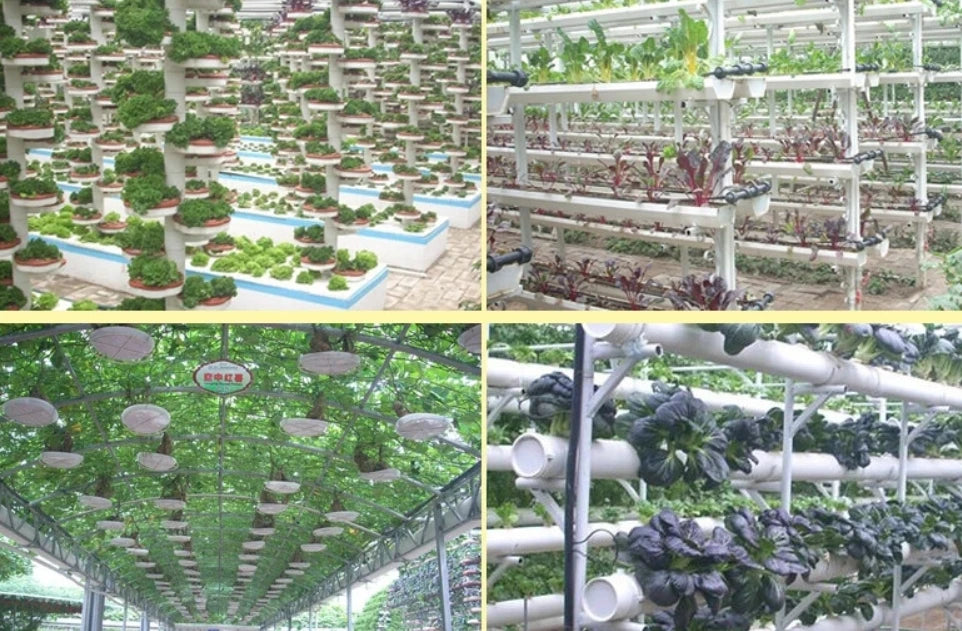 72-Hole Three-Dimensional Flower Stand Double-Sided Pipe Soilless Balcony Hydroponic Vegetable Irrigation Hydroponics