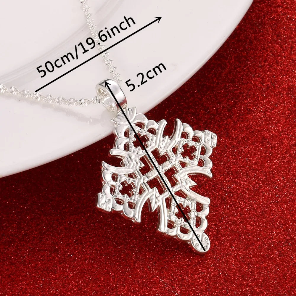 Ethiopian Coptic Cross Pendant African Abyssinian Ethiopia Cross Orthodox Christian Pendant Jewelry