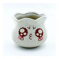 Ceramic Cute Ceramic Flower Pot Ins Succulent Flowerpot Rectangular Plant Potted Desk Decorate Ornament Gardening Decoration