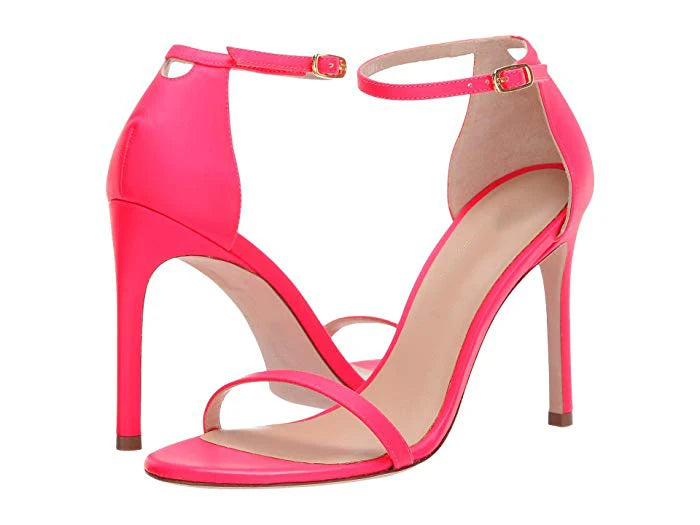2022 Large Size Stiletto High Heels Sexy Open Toe Shoes Buckle Strap Summer Heel Ladies Party Sandals