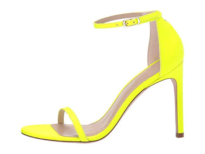 2022 Large Size Stiletto High Heels Sexy Open Toe Shoes Buckle Strap Summer Heel Ladies Party Sandals