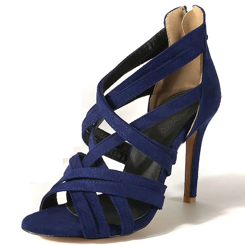 Custom Large Size 44 45 Gladiator Sandals Women Shoes Summer High Heels Women's Sandals Open Toe Sexy Shoes Woman WSH2777