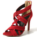 Custom Large Size 44 45 Gladiator Sandals Women Shoes Summer High Heels Women's Sandals Open Toe Sexy Shoes Woman WSH2777